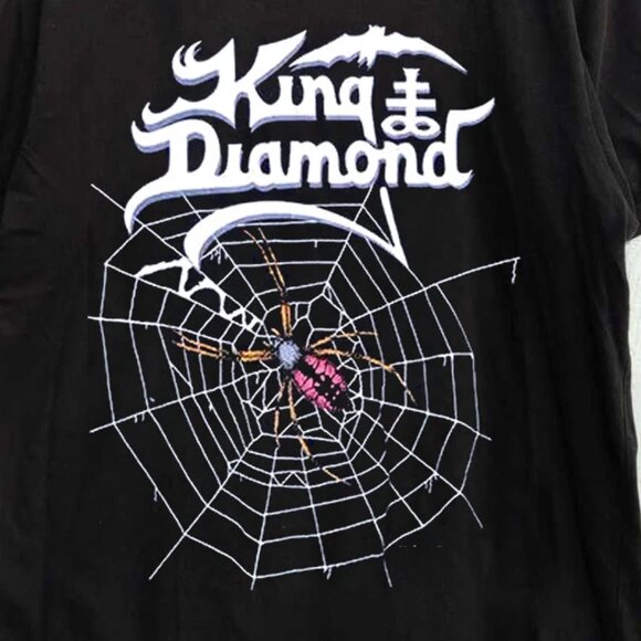 King Diamond Band Shirt โ Collection Graphic Tee โ Vintage Heavy Metal Rock 83 - Picture 2 of 5